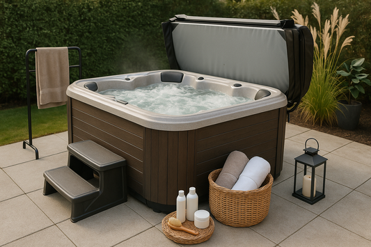 tilbehør udespa - Illustration