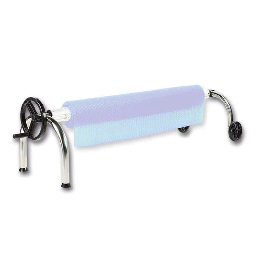 Rustfrit oprulningsstativ i med rør – Flytbart