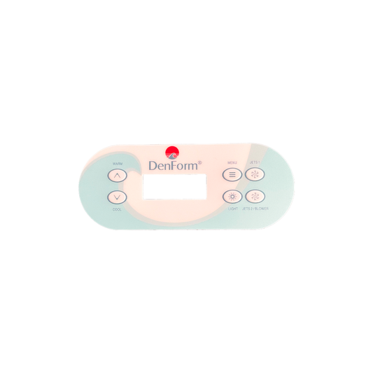 DenForm Overlay til TP500S (6 knapper)