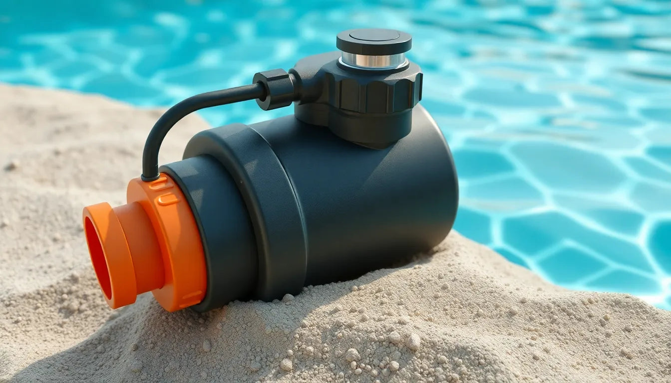 pool sand filter - Illustration