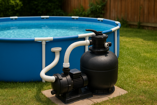 hvilken pumpe passer til en 20.000 liters pool - Illustration