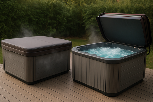 hvilket spa-cover holder bedst på varmen - Illustration