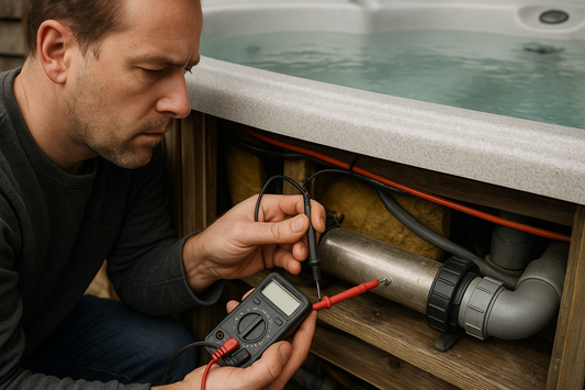 hvordan ved jeg om spaens varmelegeme fungerer korrekt - Illustration