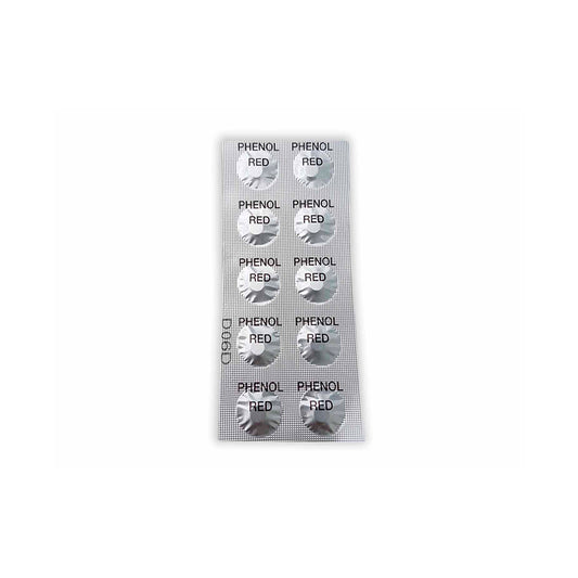 Testtabletter pH - Phenol Red